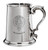 MacKerlich Family Crest Polished Pewter 1 Pint Tankard with Scroll handle