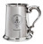 Maxton Family Crest Polished Pewter 1 Pint Tankard with Scroll handle