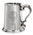 Niven Family Crest Polished Pewter 1 Pint Tankard with Scroll handle