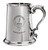 Porterfield Family Crest Polished Pewter 1 Pint Tankard with Scroll handle