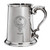 Nixon Family Crest Polished Pewter 1 Pint Tankard with Scroll handle