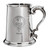 Nicol Family Crest Polished Pewter 1 Pint Tankard with Scroll handle