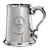 Muirhead Family Crest Polished Pewter 1 Pint Tankard with Scroll handle