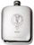 Rose Scottish Clan Crest Name Pewter Hip Flask 6oz