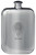 Dundas Family Crest Design Pocket Hip Flask 6oz Rounded Polished Pewter
