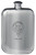 Coutts Family Crest Design Pocket Hip Flask 6oz Rounded Polished Pewter
