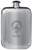 Baxter Family Crest Design Pocket Hip Flask 6oz Rounded Polished Pewter