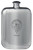 Coull Family Crest Design Pocket Hip Flask 6oz Rounded Polished Pewter