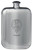 Comine Family Crest Design Pocket Hip Flask 6oz Rounded Polished Pewter