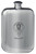 Abbotson Family Crest Design Pocket Hip Flask 6oz Rounded Polished Pewter