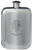 Forthingham Family Crest Design Pocket Hip Flask 6oz Rounded Polished Pewter