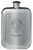Chalmers Family Crest Design Pocket Hip Flask 6oz Rounded Polished Pewter