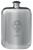 Askey Family Crest Design Pocket Hip Flask 6oz Rounded Polished Pewter