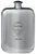 Bryde Family Crest Design Pocket Hip Flask 6oz Rounded Polished Pewter