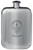 Charteris Family Crest Design Pocket Hip Flask 6oz Rounded Polished Pewter
