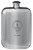 Allison Family Crest Design Pocket Hip Flask 6oz Rounded Polished Pewter