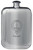 Dalziel Family Crest Design Pocket Hip Flask 6oz Rounded Polished Pewter