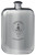 Congilton Family Crest Design Pocket Hip Flask 6oz Rounded Polished Pewter