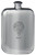 Bean Family Crest Design Pocket Hip Flask 6oz Rounded Polished Pewter