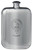 Calder Family Crest Design Pocket Hip Flask 6oz Rounded Polished Pewter