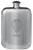 Duffus Family Crest Design Pocket Hip Flask 6oz Rounded Polished Pewter