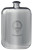 Auchinleck Family Crest Design Pocket Hip Flask 6oz Rounded Polished Pewter