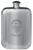 MacGuaran Family Crest Design Pocket Hip Flask 6oz Rounded Polished Pewter