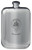MacGilroy Family Crest Design Pocket Hip Flask 6oz Rounded Polished Pewter
