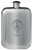 Garvie Family Crest Design Pocket Hip Flask 6oz Rounded Polished Pewter
