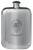 MacKessock Family Crest Design Pocket Hip Flask 6oz Rounded Polished Pewter