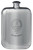 Haliburton Family Crest Design Pocket Hip Flask 6oz Rounded Polished Pewter