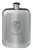 MacGrowther Family Crest Design Pocket Hip Flask 6oz Rounded Polished Pewter
