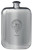 Galt Family Crest Design Pocket Hip Flask 6oz Rounded Polished Pewter