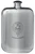 Livingstone Family Crest Design Pocket Hip Flask 6oz Rounded Polished Pewter
