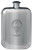 Lamont Family Crest Design Pocket Hip Flask 6oz Rounded Polished Pewter
