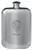 MacHardy Family Crest Design Pocket Hip Flask 6oz Rounded Polished Pewter