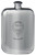 MacGrath Family Crest Design Pocket Hip Flask 6oz Rounded Polished Pewter