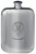 Gartshore Family Crest Design Pocket Hip Flask 6oz Rounded Polished Pewter