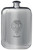 Herries Family Crest Design Pocket Hip Flask 6oz Rounded Polished Pewter