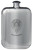 MacAndeoir Family Crest Design Pocket Hip Flask 6oz Rounded Polished Pewter