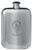 MacIlreach Family Crest Design Pocket Hip Flask 6oz Rounded Polished Pewter