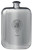Lair Family Crest Design Pocket Hip Flask 6oz Rounded Polished Pewter