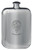 MacGilvray Family Crest Design Pocket Hip Flask 6oz Rounded Polished Pewter
