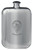 MacKellaig Family Crest Design Pocket Hip Flask 6oz Rounded Polished Pewter