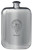 Hewitt Family Crest Design Pocket Hip Flask 6oz Rounded Polished Pewter