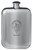 MacGilp Family Crest Design Pocket Hip Flask 6oz Rounded Polished Pewter