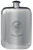 MacGlasrich Family Crest Design Pocket Hip Flask 6oz Rounded Polished Pewter