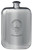 Glendinning Family Crest Design Pocket Hip Flask 6oz Rounded Polished Pewter