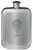 Love Family Crest Design Pocket Hip Flask 6oz Rounded Polished Pewter