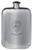MacErracher Family Crest Design Pocket Hip Flask 6oz Rounded Polished Pewter